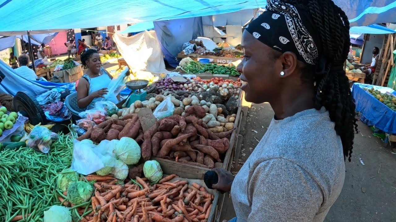 Down Town Kingston  Jamaica Coronation Market| Apple Bush| Checking Up on The Farm