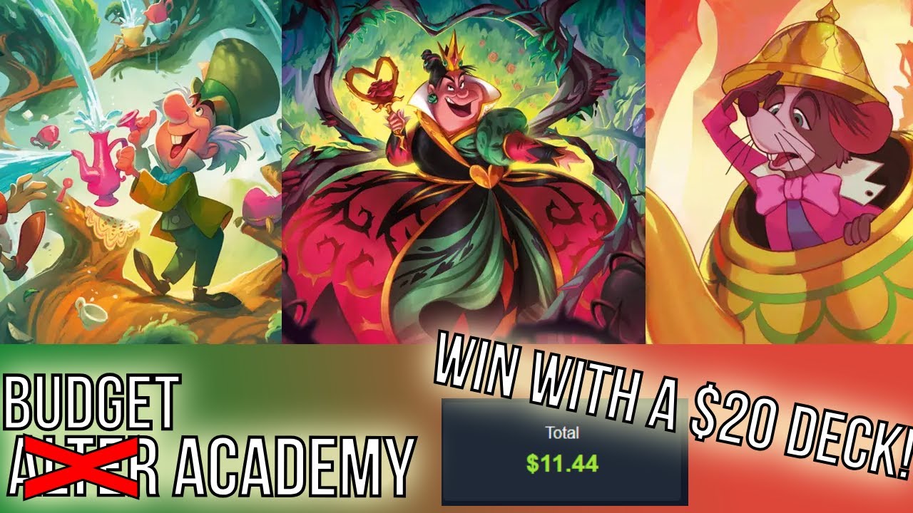 BUDGET Academy от Disney Lorcana (с колодой Патрика Коутса стоимостью менее 20 долларов!!!!)
