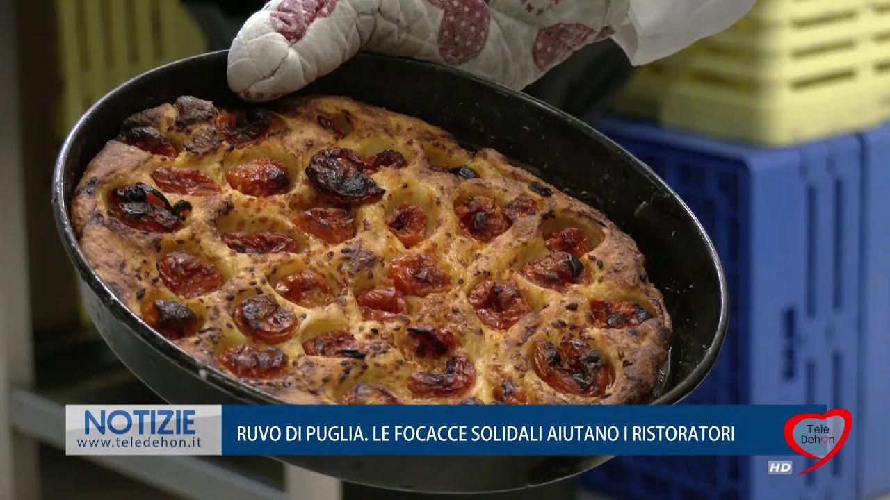RUVO DI PUGLIA. LE FOCACCE SOLIDALI AIUTANO I RISTORATORI