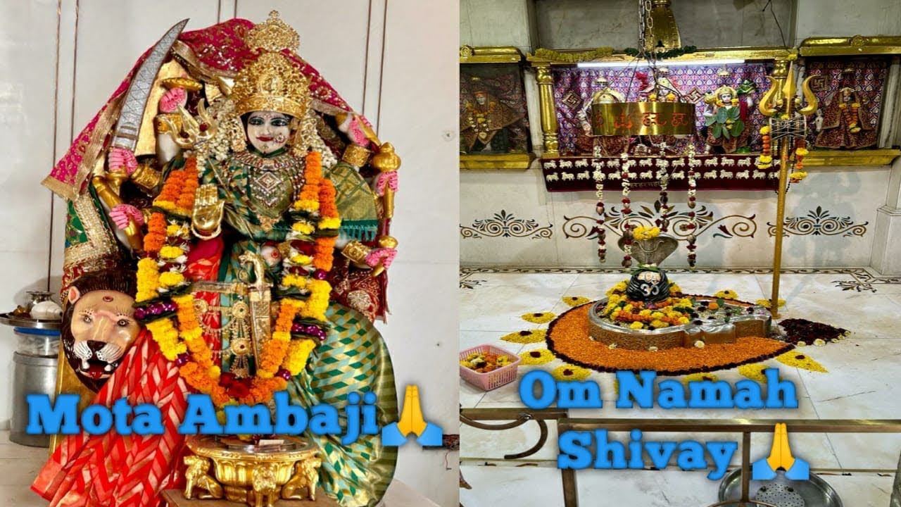 Mota Ambaji Mandir Borivali East|| Vat Savitri ki pooja bhi ki humne😊|| Vlog-96 