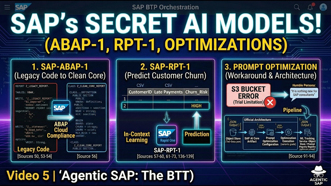SAP's Secret AI Models: Testing ABAP-1, RPT-1 & Prompt Optimization