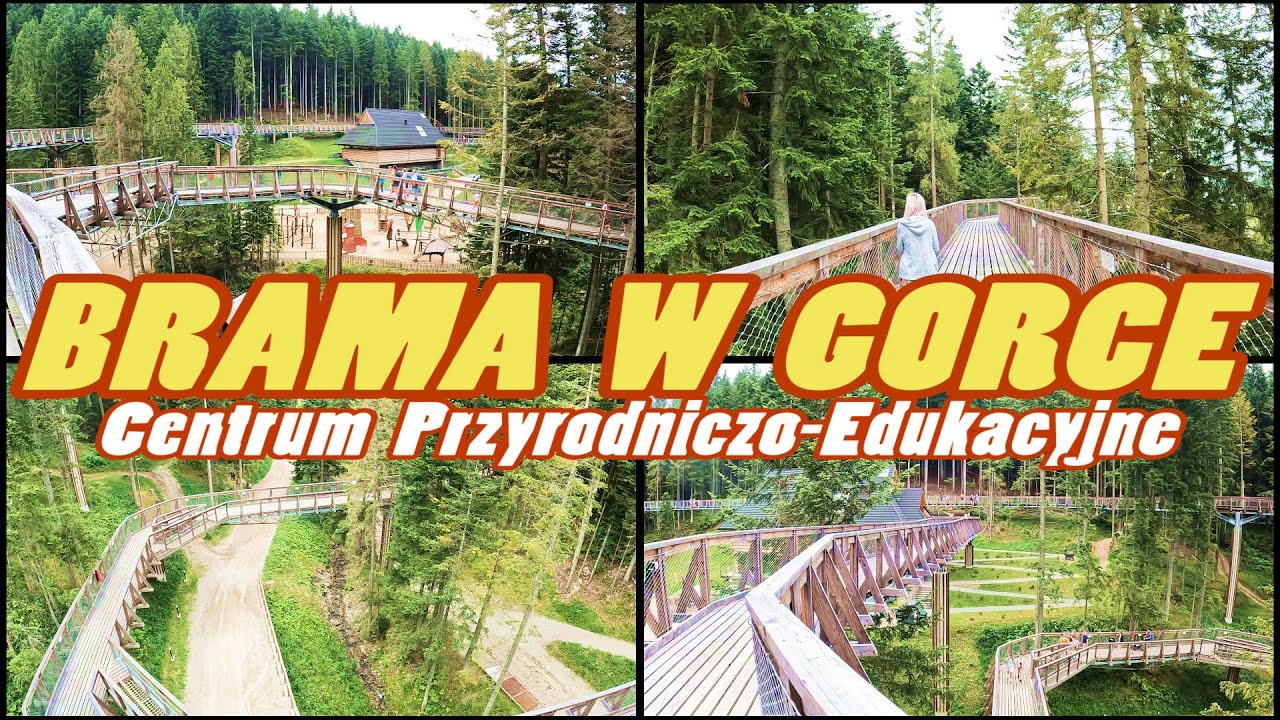 BRAMA W GORCE: Centrum Przyrodniczo - Edukacyjne || GORCE GATE: treetop walkway - Poland (4k)