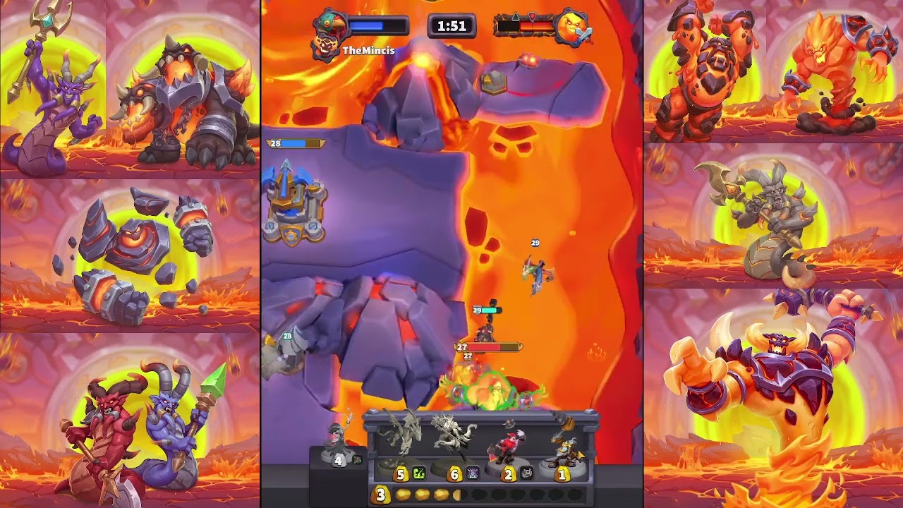 WarCraft Rumble Molten Core - Baron Geddon - November 2024 with Sylvanas