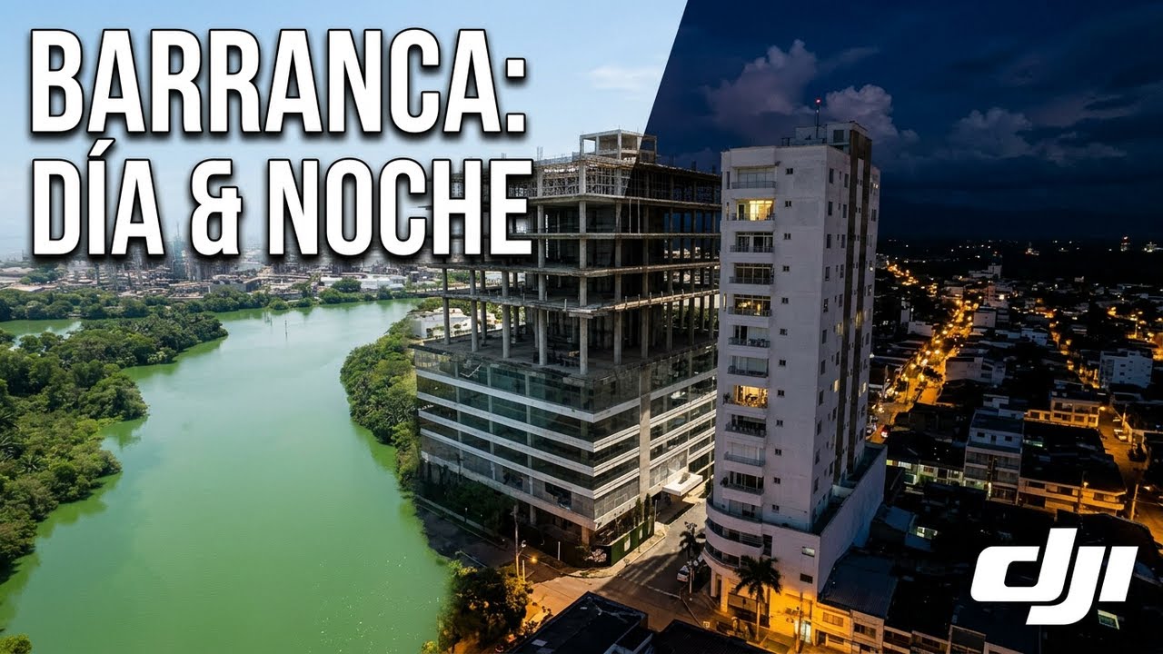 vuelo #drone #barrancabermeja #barranca #colombia #dji #santander Diurno y Nocturno