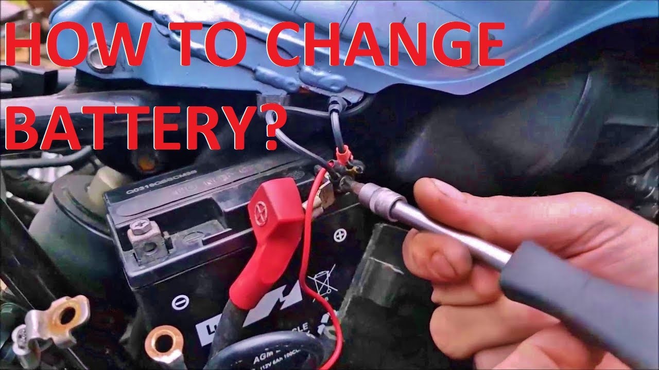 How to change the battery on #Honda CBF 600N (N4)?