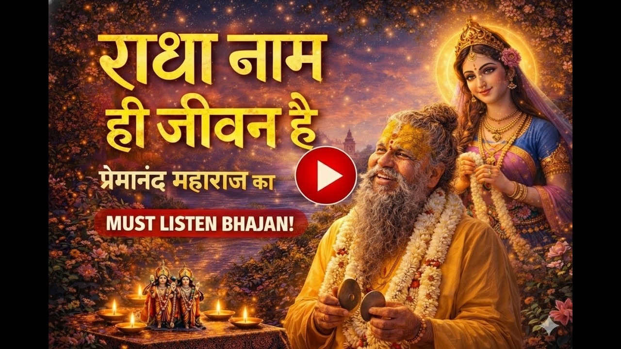 राधा नाम ही जीवन है | प्रेमानंद महाराज का भजन | Radha Naam Bhajan | Vrindavan Bhakti | Karkota