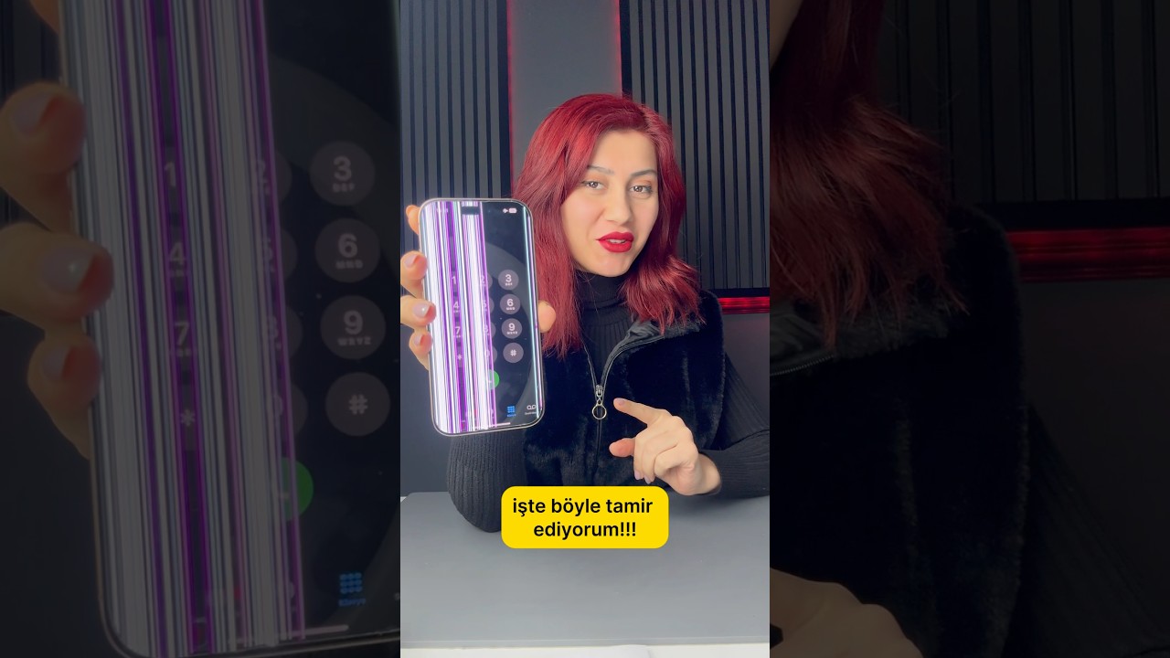 &Ccedil;ocuğunuzun d&uuml;ş&uuml;rd&uuml;ğ&uuml; iPhone 16 Pro&rsquo;yu işte b&ouml;yle tamir ediyorum #k&uuml;brahz #iphone16pro #ekran
