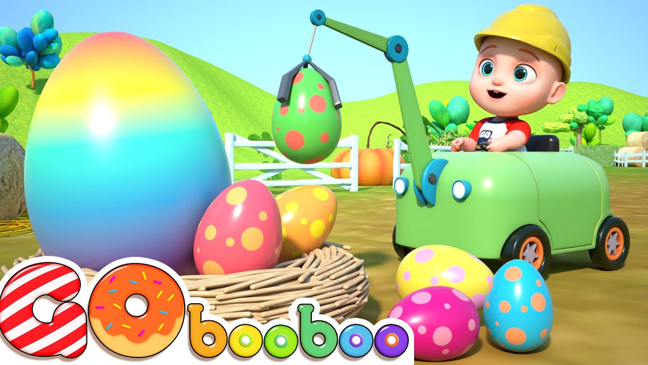 Todos Los Huevos De Pascua Gigantes Con Sorpresas | Canciones Infantiles | GoBooBoo en Espa&ntilde;ol