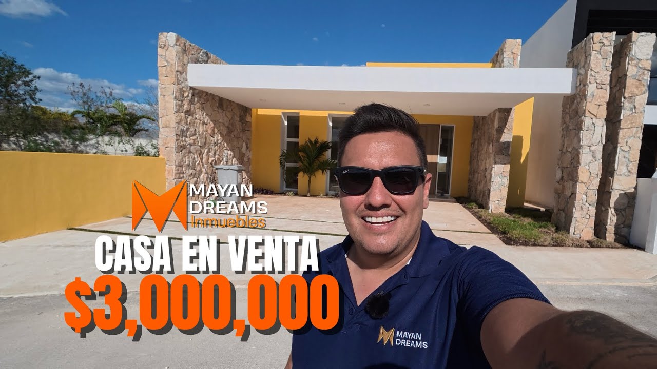 La casa con más terreno por $3 millones al Norte de Mérida Yucatán 