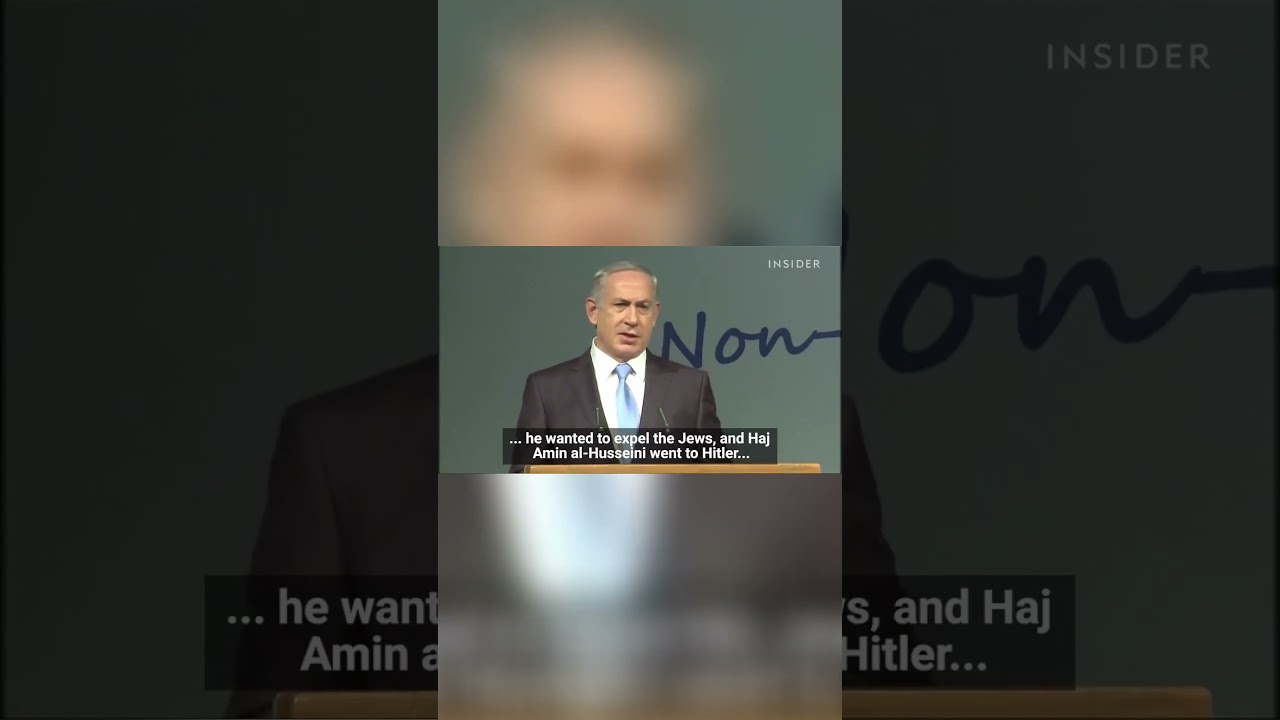 Israeli Prime Minister Benjamin Netanyahu&rsquo;s statement on Hitler and Jews | Insider report #trending