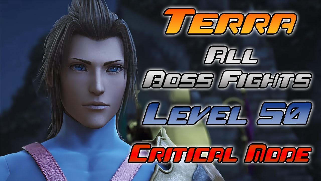 Terra LV 50 All Boss Fights On Critical Mode - KH:BBS