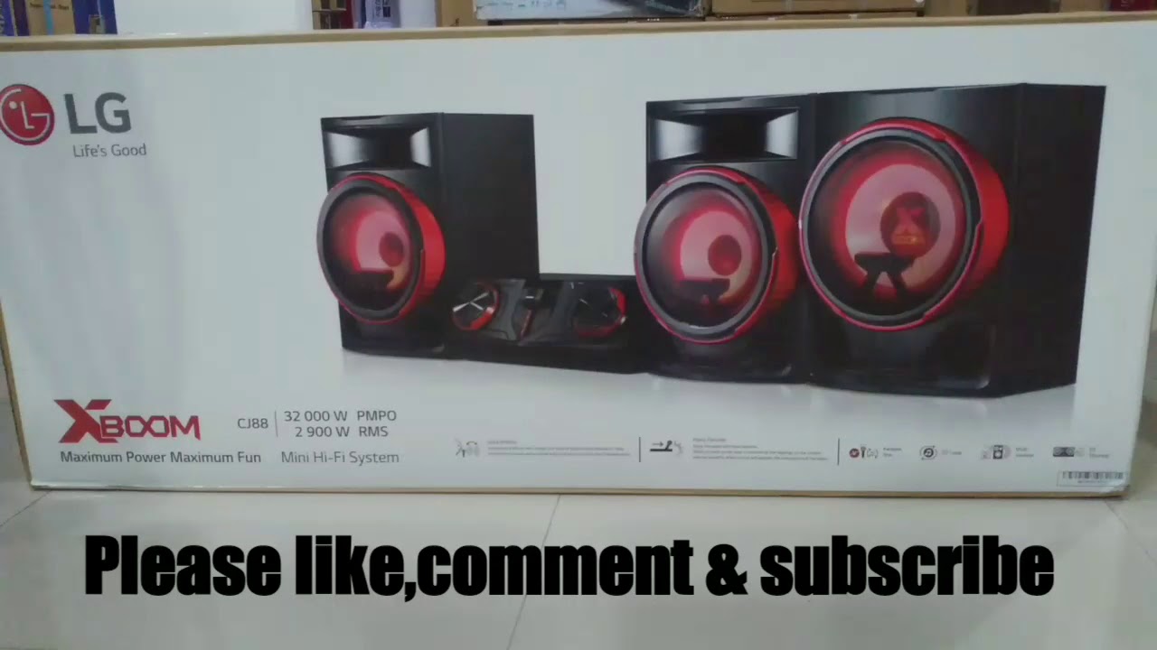 X Boom unboxing