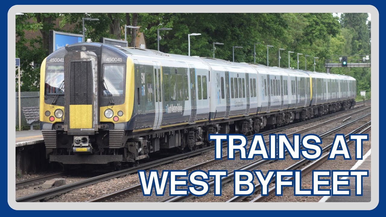 🚆 Trains at West Byfleet | Fast Mainline Action You Didn't Expect!