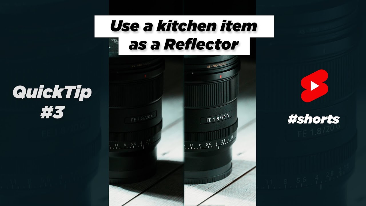Easy DIY Reflector (QuickTip #3) #shorts