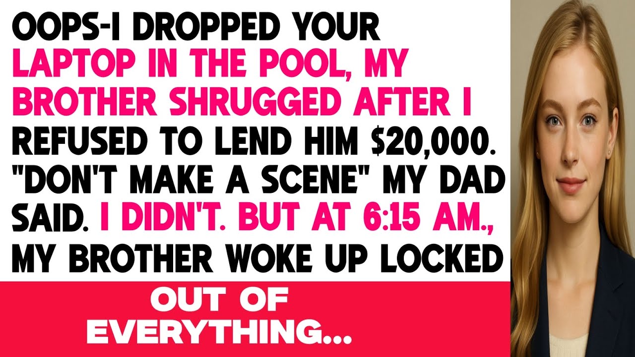 I Said No to $20K, He Destroyed My Laptop—So I Destroyed Our Relationship #familydrama #revengestory