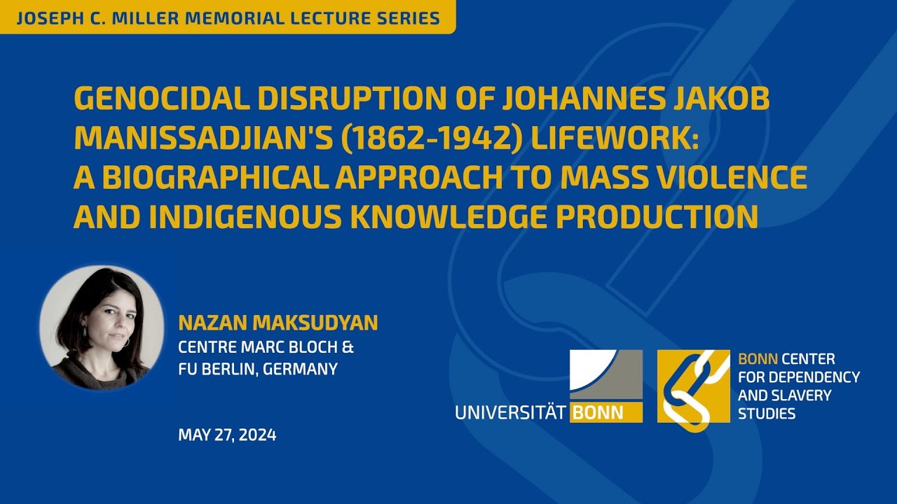 Genocidal Disruption of Johannes Jakob Manissadjian’s (1862 – 1942)  Lifework