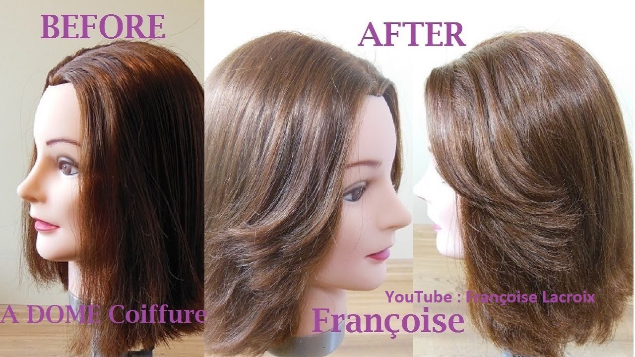 1-Coupe cheveux : Comment dégrader le contour du visage-Corte de pelo-Haircut (around the face)