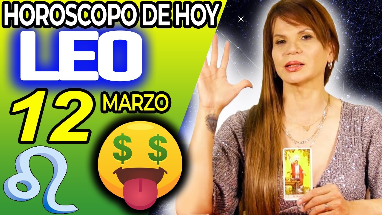 LEO ♌TE VAS A BAÑAR CON DINERO🛁💰 TU DESTINO ES BRUTAL🍀 Horóscopo De Hoy 12 De Marzo 2026 | Mhoni