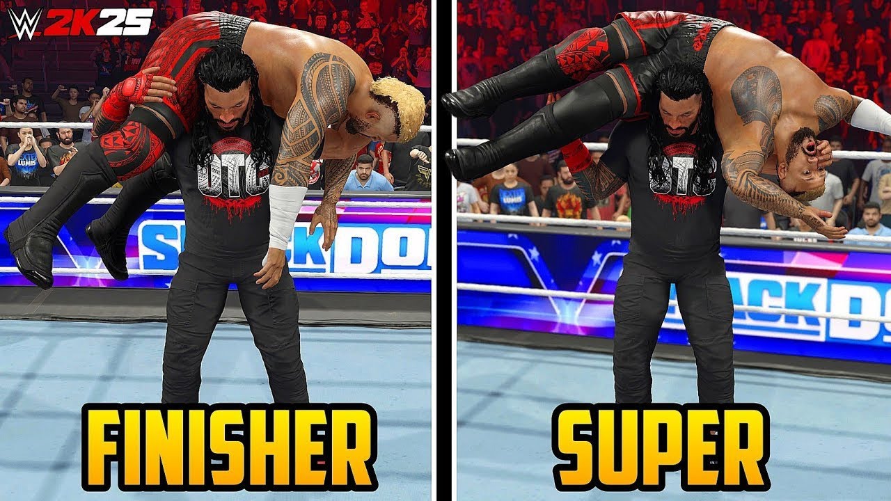 50 Moves You Can Use As Super Finisher In WWE 2K25🤯🤯