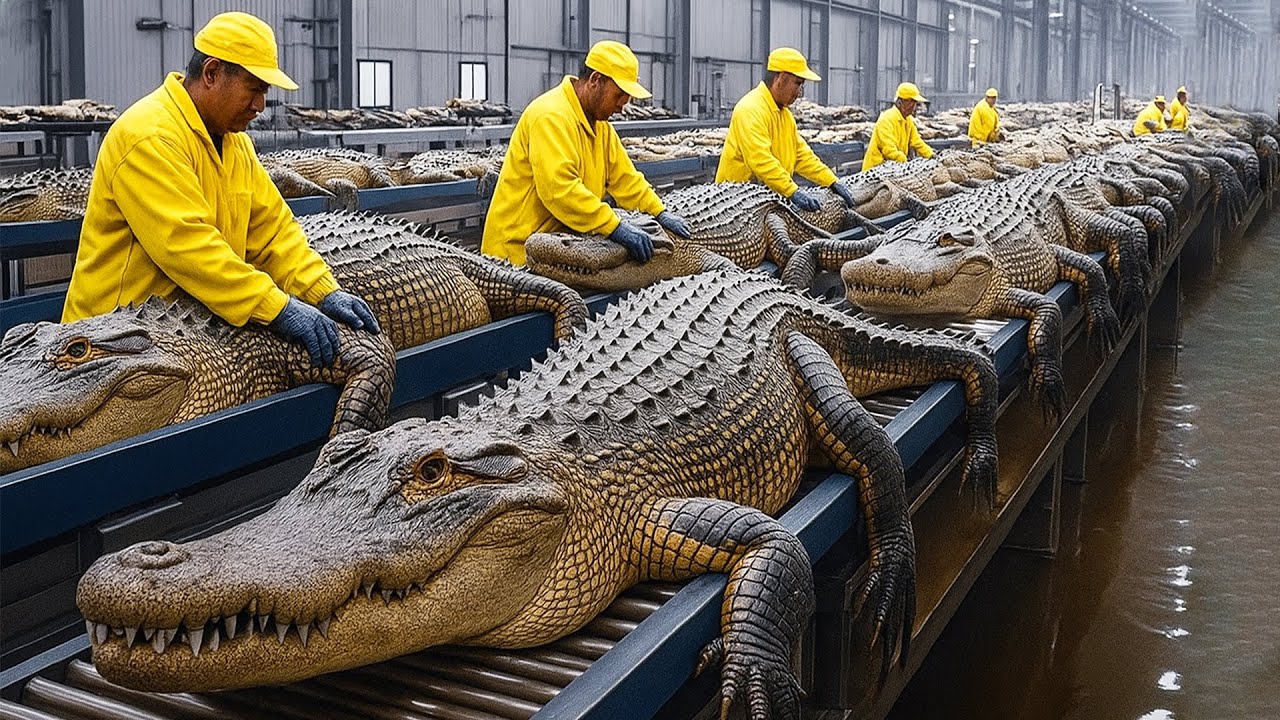 Élevage de crocodiles : comment des millions sont élevés et transformés pour la viande et la peau