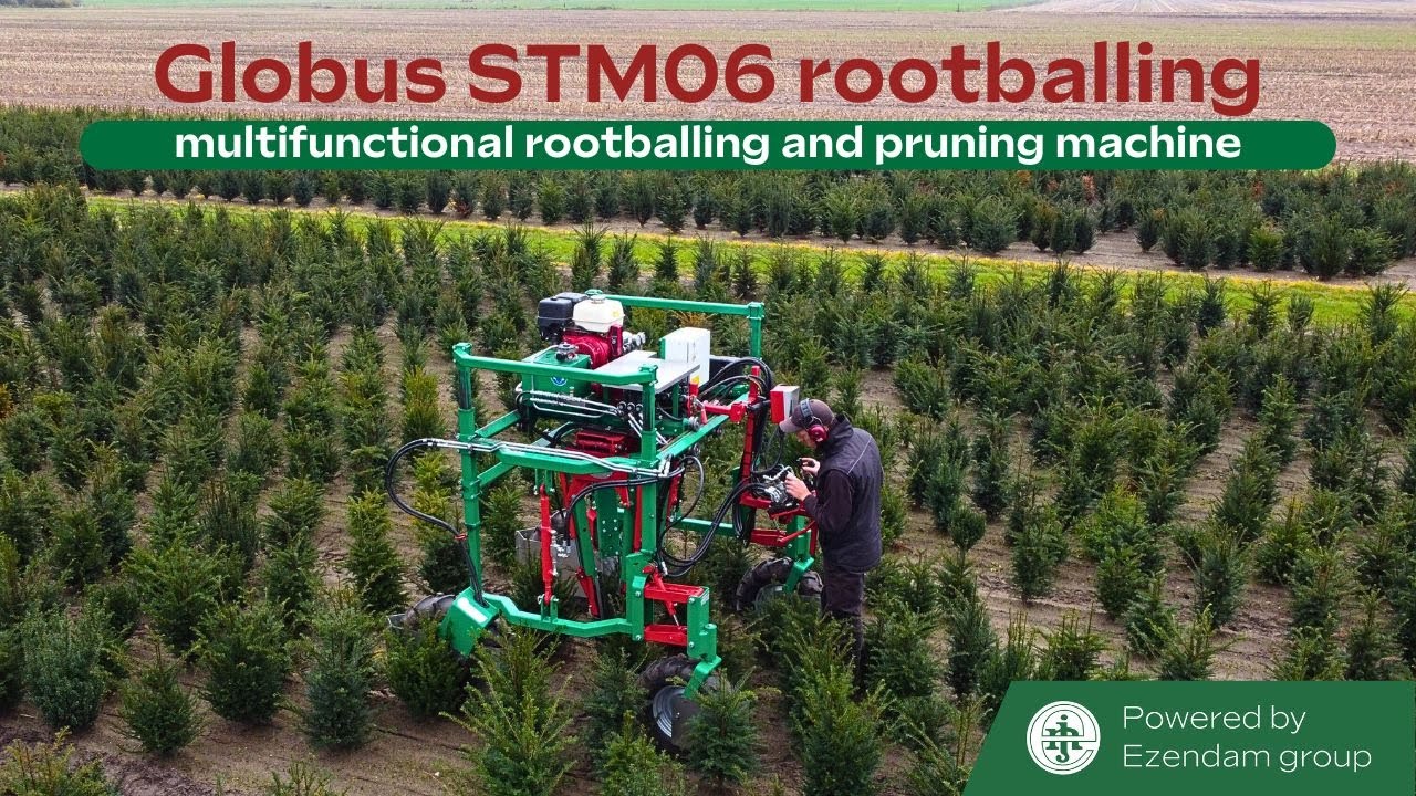 Globus STM06 multifunctional rootballing and pruning machine