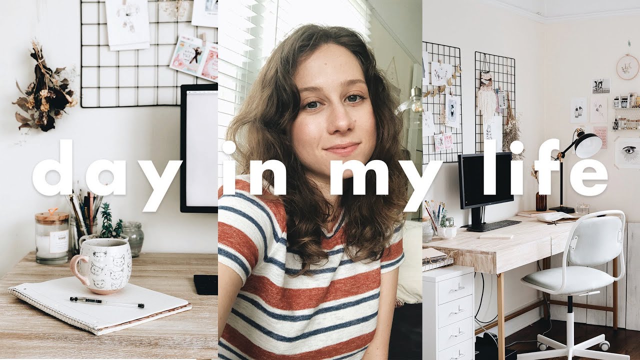 day in my life as a self-employed artist