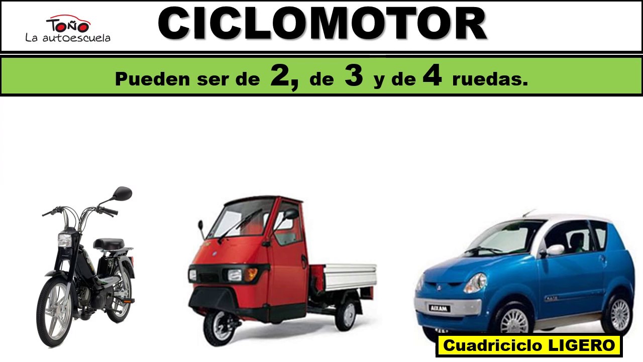 3 VEHÍCULOS No considerados de motor