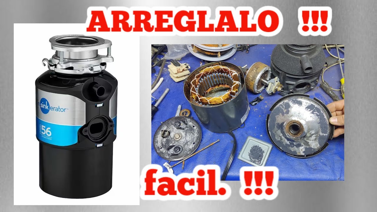 COMO arreglar TRITURADOR de COMIDA que tira agua