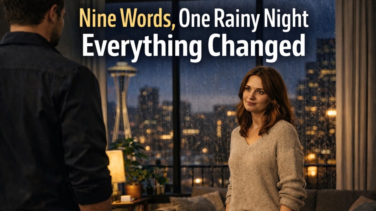Nine Words, One Rainy Night — Everything Changed ⭐ Romantic story telling