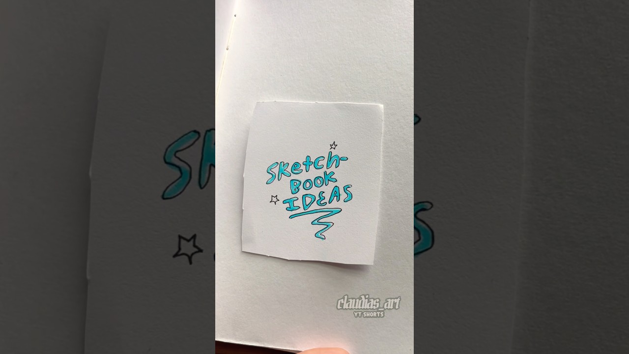 SKETCHBOOK IDEAS! #shorts #art #artist #sketchbook #drawing #draw #sketch