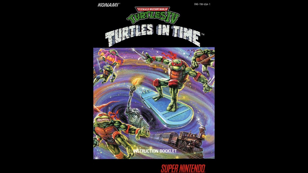 TMNT IV: Turtles in Time | SNES | Игрофильм | Без комментариев