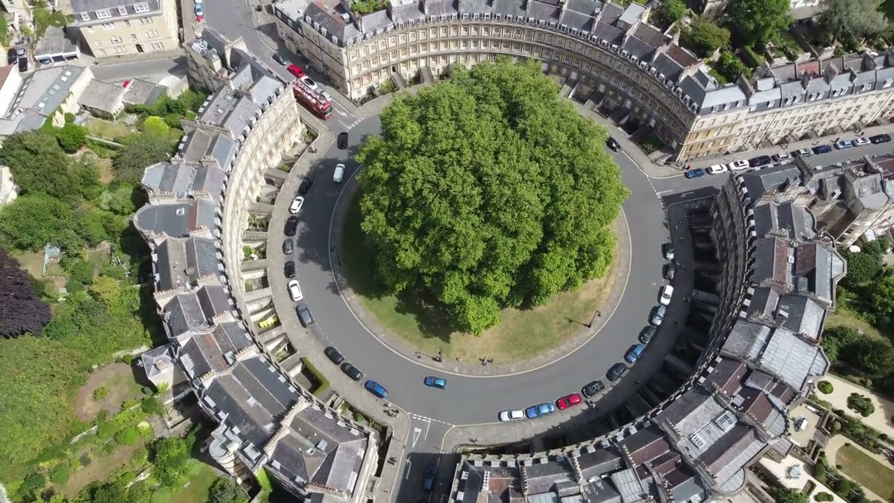 Bath, Somerset UK | 4K Drone Footage Montage