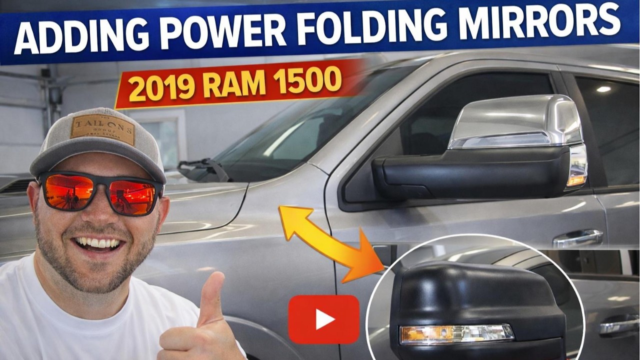 2019+ Ram 1500 Power Folding Mirror Upgrade | FULL Install + Programming Guide