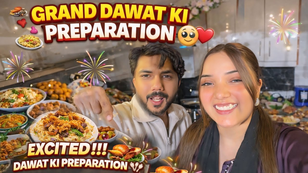 Grand Dawat Ki Preparations 🥹❤️ | Guest Kon Hai? 🤔| @RabeecaKhan |