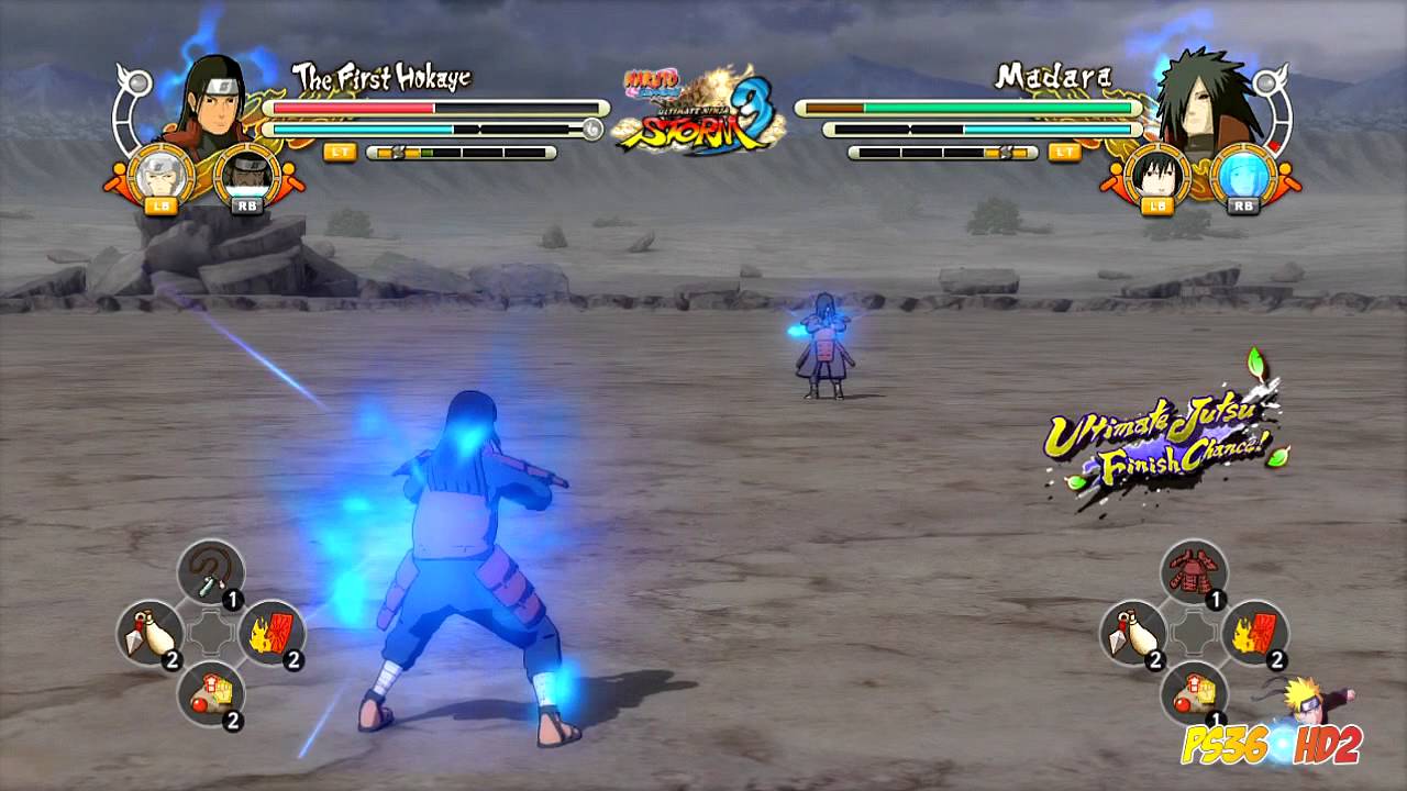 Naruto Shippuden Ultimate Ninja Storm 3: Hashirama Senju vs Madara Uchiha
