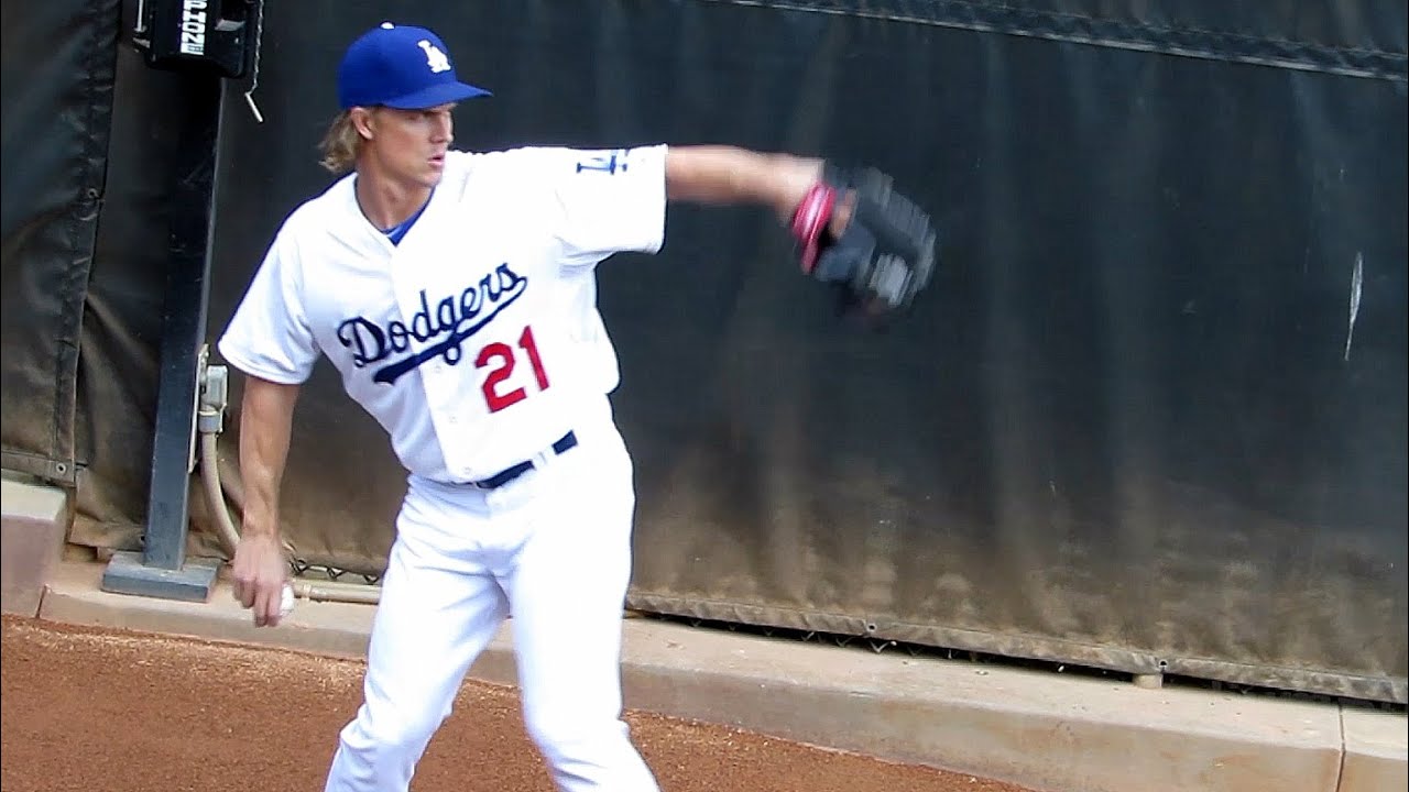Zack Greinke Bullpen Warmups Last Sunday 6-7-15