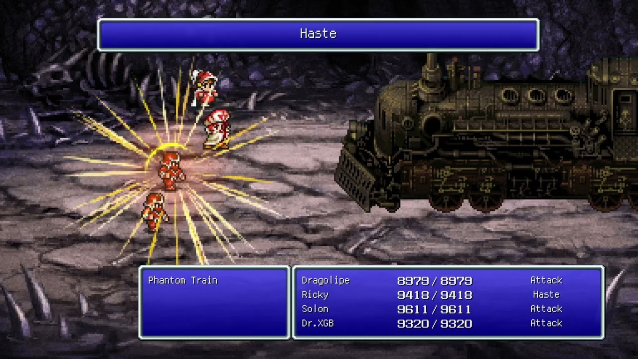 Final Fantasy III Pixel Remaster [Content Expansion Mod] - Phantom Train Boss Battle