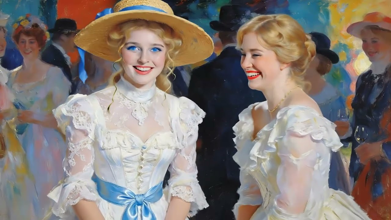 Impressionist Ambience #7 | Renoir: Stepping into the World of Gathering Flowers (4K)