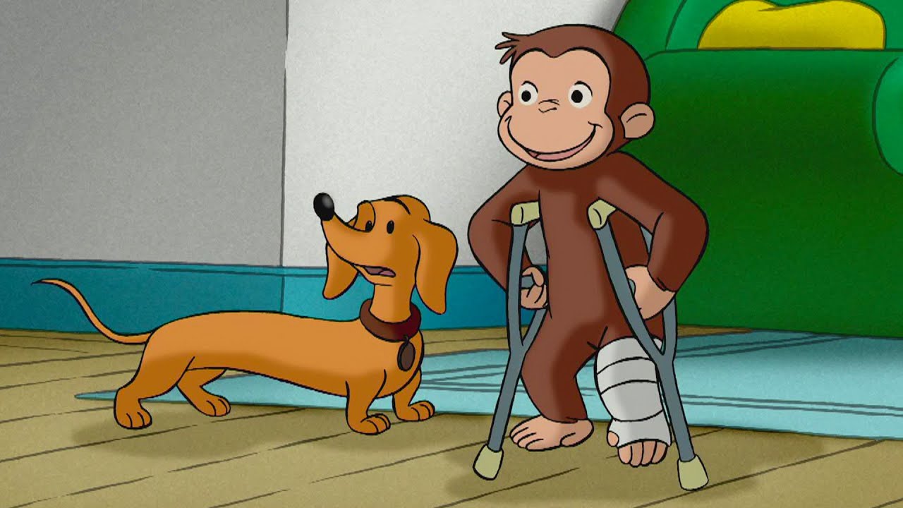 Um Macaco de Muletas 🐵 George, o Curioso 🐵 Desenhos Animados