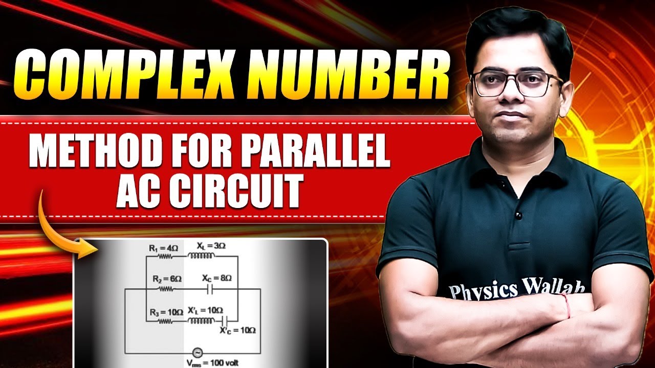 Method for parallel AC Circuit | Alternating Current | JEE Advanced ✨📘