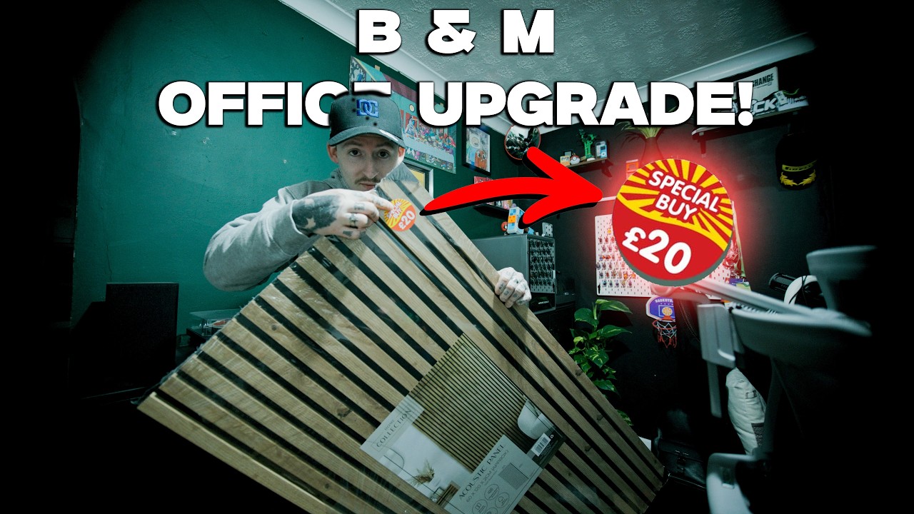 £20 B&M WOOD SLAT ACOUSTIC PANELS MAKE A HUGE DIFFERENCE!