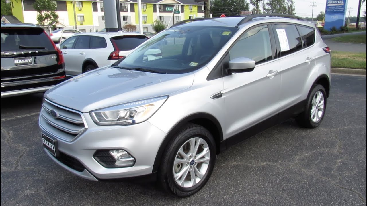 *SOLD* 2018 Ford Escape SEL 4WD Walkaround, Start up, Tour and Overview