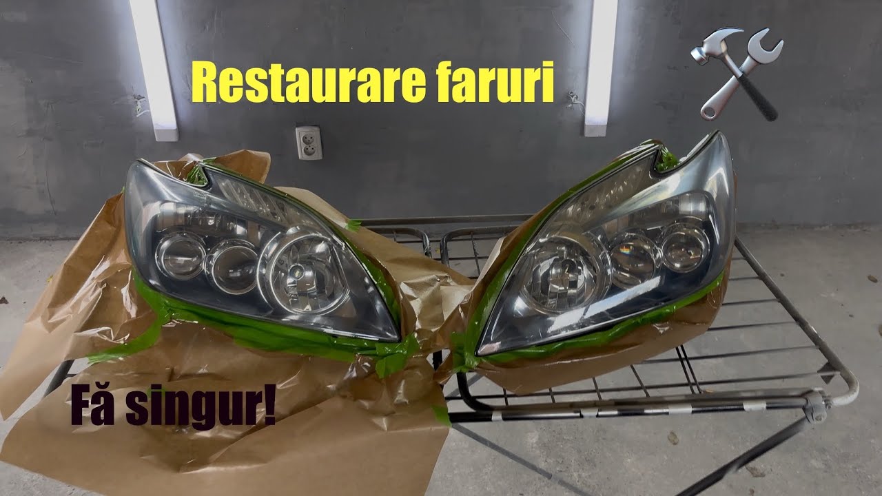 Restaurare faruri, ghid pas cu pas, Fă singur! #diy #automobile 
