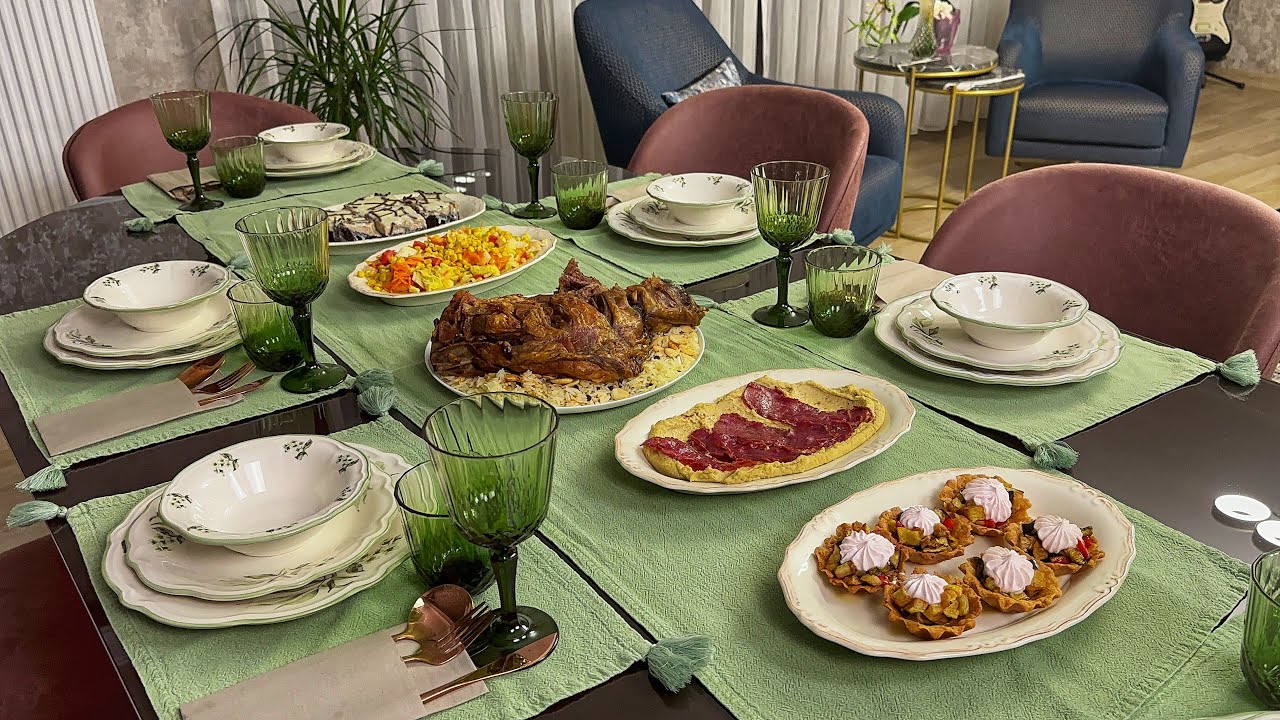 ЭЛЕГАНТНЫЙ ПРИГЛАШЕННЫЙ СТОЛ 🤩/МЕНЮ НА УЖИН/Рецепты блюд