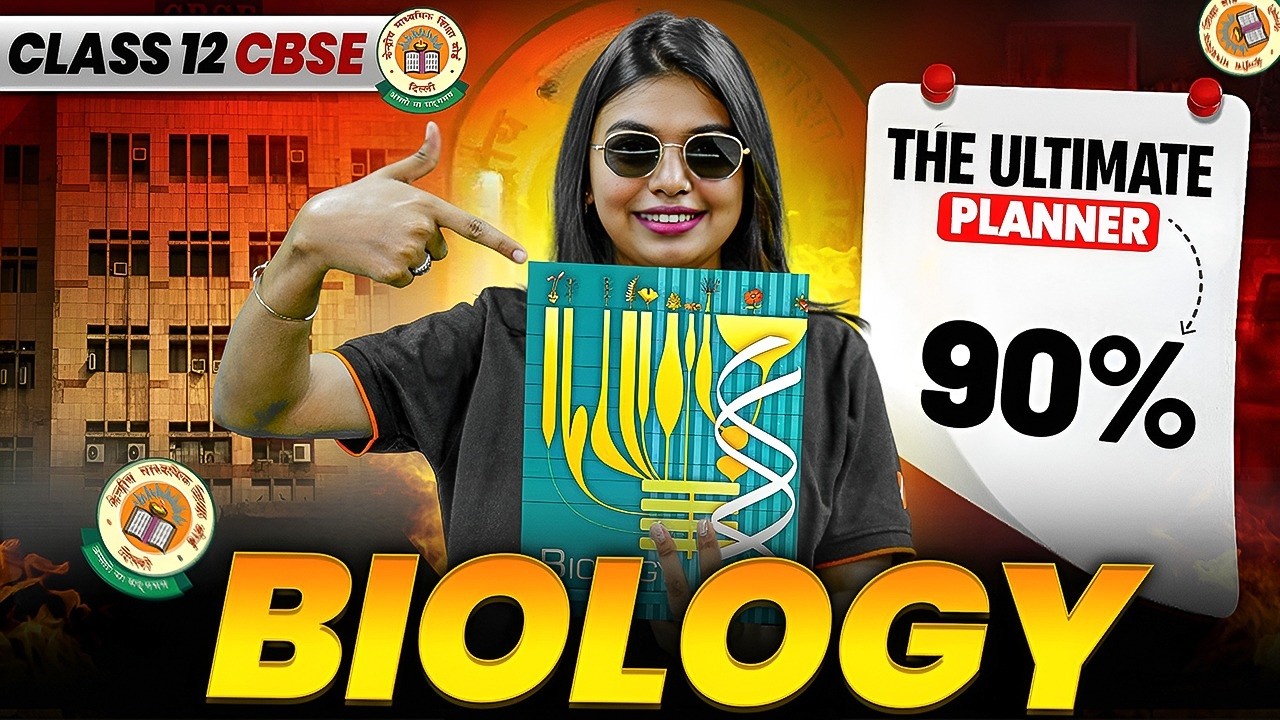 CBSE Class 12 Biology: The Ultimate 90% Score Planner! 🎯 | Gopika Mam