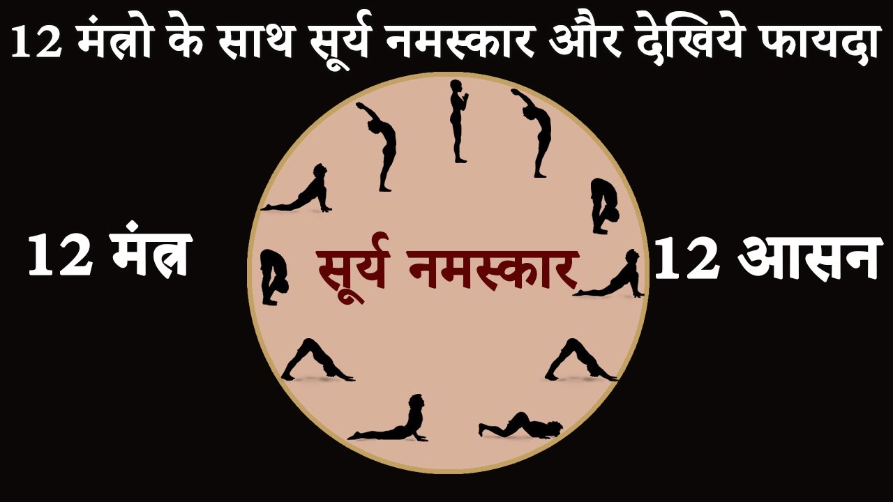 सूर्य नमस्कार 12 मंत्रो के साथ | Surya Namaskar with 12 mantras