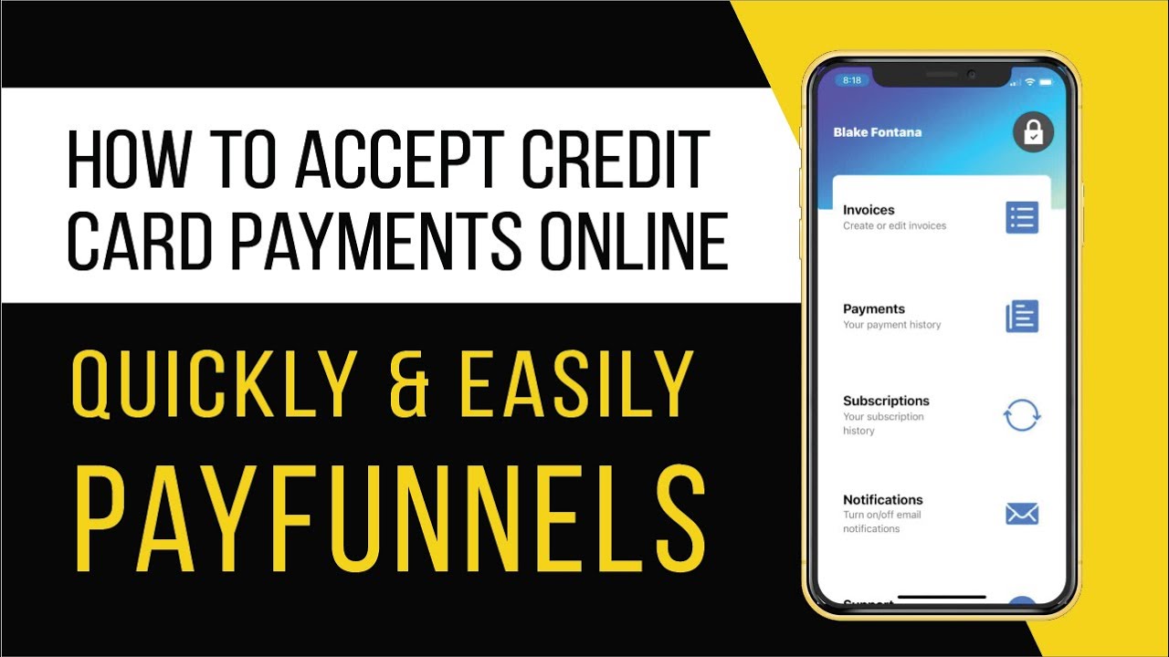 How To Accept Credit Card Payments Online Quickly & Easily | Payfunnels