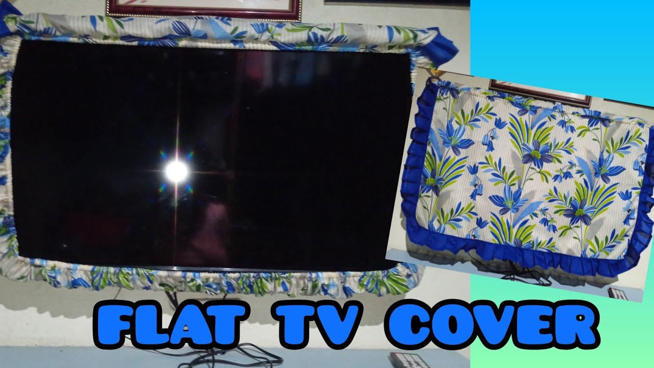 FLATSCREEN TV COVER TUTORIAL/HOW TO SEW TV COVER?/DIY TV COVER