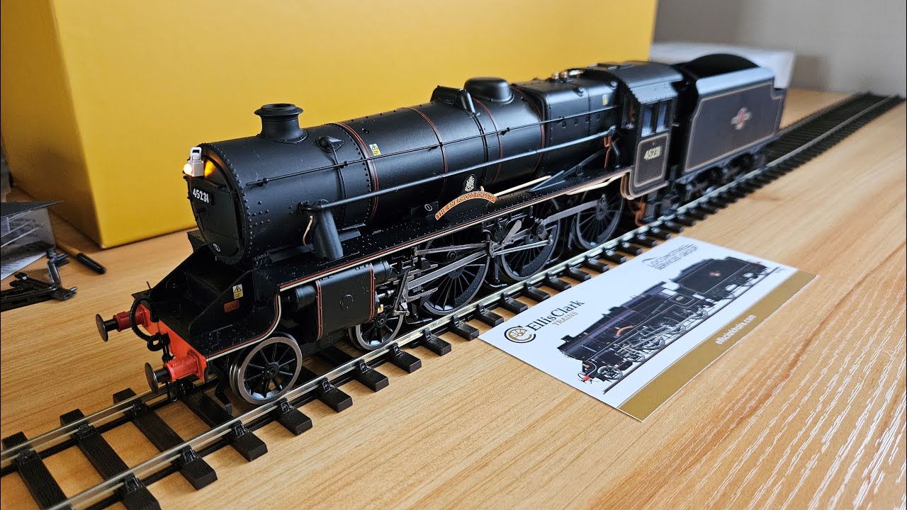 Ellis Clark 0 Gauge Black 5 45231 The Sherwood Forester DCC Sound Fitted Unboxing