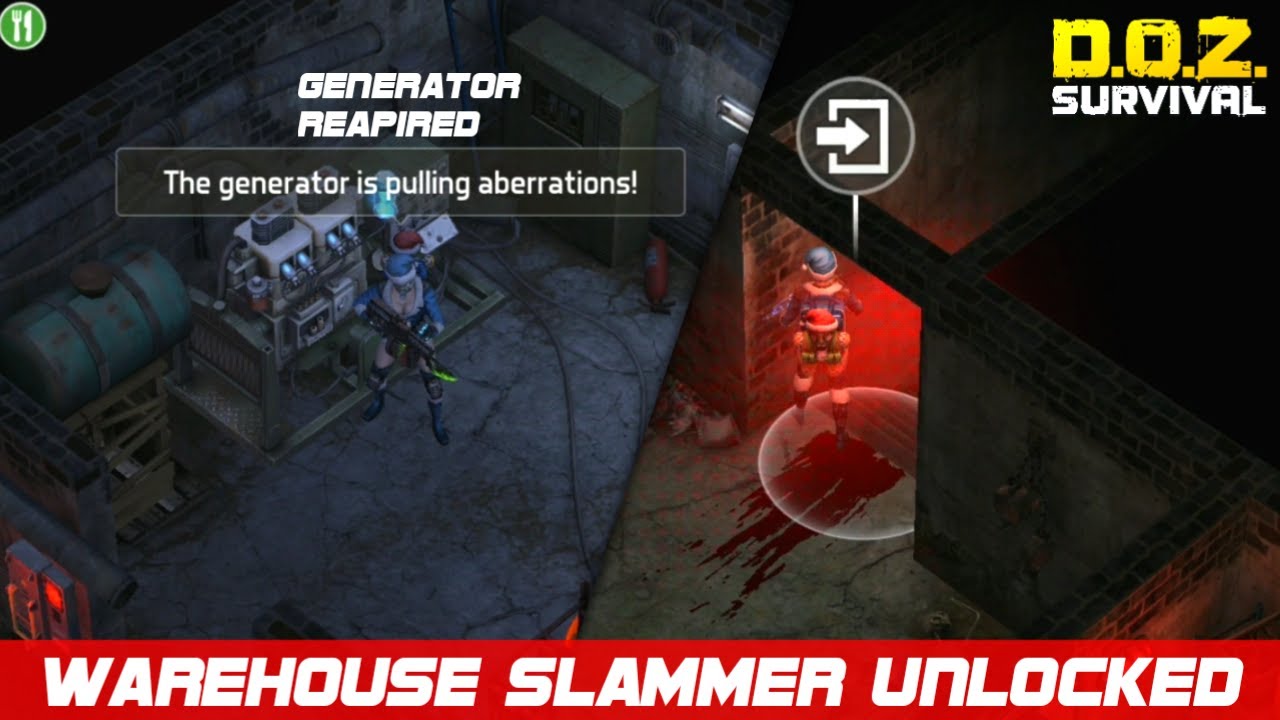Warehouse Slammer Unlocked | Generator Repaired | DOZ | Dawn Of Zombies: Survival